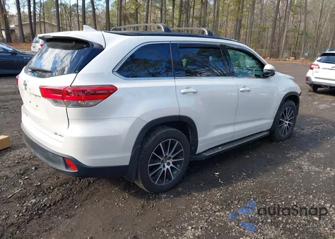 2017 Toyota Highlander Se from USA, damaged, VIN 5TDJZRFH2HS442573